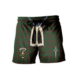 ScotsTee Shop Scottish Matheson Hunting Highland Clan Crest Men's Highland Kilt Sporran Tartan Shorts