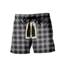 ScotsTee Shop Scottish Moffat Ancient Men's Highland Kilt Sporran Tartan Shorts