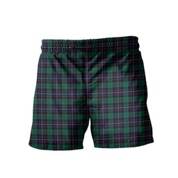 ScotsTee Shop Scottish Mitchell Modern Men's Highland Kilt Sporran Tartan Shorts