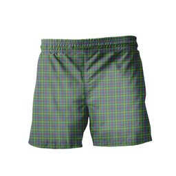 ScotsTee Shop Scottish Colville Clan Crest Men's Highland Kilt Sporran Tartan Shorts