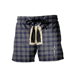 ScotsTee Shop Scottish Napier Men's Highland Kilt Sporran Tartan Shorts