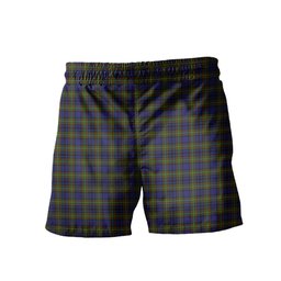 ScotsTee Shop Scottish Gillies 1 Clan Crest Men's Highland Kilt Sporran Tartan Shorts