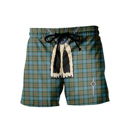 ScotsTee Shop Scottish Walkinshaw Men's Highland Kilt Sporran Tartan Shorts