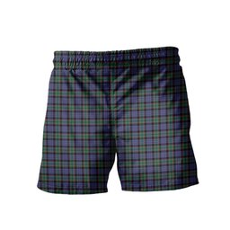 ScotsTee Shop Scottish Fletcher Modern Clan Crest Men's Highland Kilt Sporran Tartan Shorts