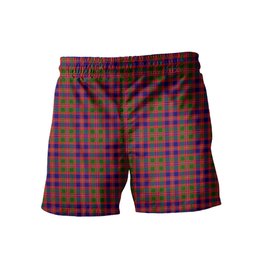ScotsTee Shop Scottish MacIntyre Modern Clan Crest Men's Highland Kilt Sporran Tartan Shorts