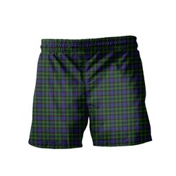 ScotsTee Shop Scottish Mowat Clan Crest Men's Highland Kilt Sporran Tartan Shorts