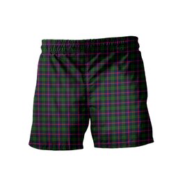 ScotsTee Shop Scottish Urquhart Modern Men's Highland Kilt Sporran Tartan Shorts