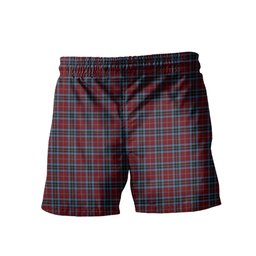 ScotsTee Shop Scottish MacTavish 2 Clan Crest Men's Highland Kilt Sporran Tartan Shorts