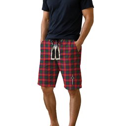 ScotsTee Shop Scottish Riddell Men's Highland Kilt Sporran Tartan Shorts