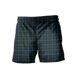 ScotsTee Shop Scottish Stephenson Hunting Men's Highland Kilt Sporran Tartan Shorts