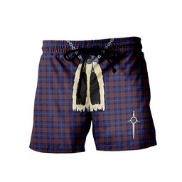 ScotsTee Shop Scottish Pride of Scotland Men's Highland Kilt Sporran Tartan Shorts
