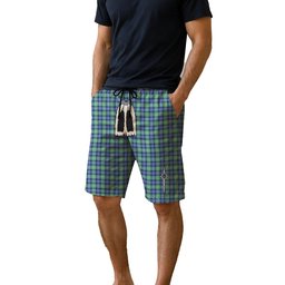 ScotsTee Shop Scottish Sutherland Ancient Men's Highland Kilt Sporran Tartan Shorts