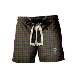 ScotsTee Shop Scottish Stephenson Old Men's Highland Kilt Sporran Tartan Shorts