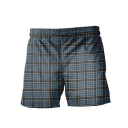 ScotsTee Shop Scottish Thomson Men's Highland Kilt Sporran Tartan Shorts