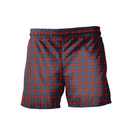 ScotsTee Shop Scottish Mar Men's Highland Kilt Sporran Tartan Shorts