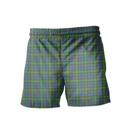 ScotsTee Shop Scottish Dalrymple SC Clan Crest Men's Highland Kilt Sporran Tartan Shorts