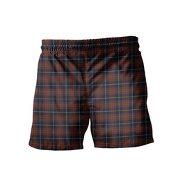ScotsTee Shop Scottish Cameron Hunting Modern Clan Crest Men's Highland Kilt Sporran Tartan Shorts