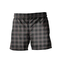 ScotsTee Shop Scottish Thompson Society Grey Clan Crest Men's Highland Kilt Sporran Tartan Shorts