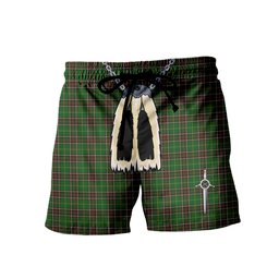 ScotsTee Shop Scottish Newfoundland Men's Highland Kilt Sporran Tartan Shorts