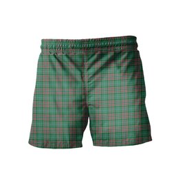 ScotsTee Shop Scottish Ralston USA Ancient Clan Crest Men's Highland Kilt Sporran Tartan Shorts