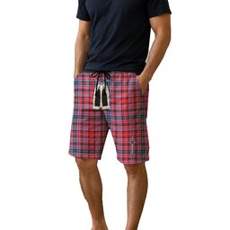 ScotsTee Shop Scottish Straiton Men's Highland Kilt Sporran Tartan Shorts
