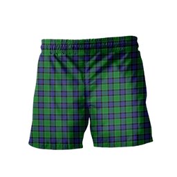 ScotsTee Shop Scottish Haldane Clan Crest Men's Highland Kilt Sporran Tartan Shorts