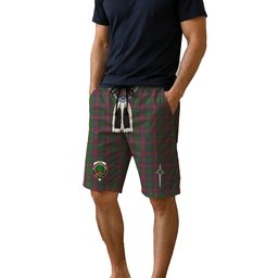 ScotsTee Shop Scottish Cairns Clan Crest Men's Highland Kilt Sporran Tartan Shorts