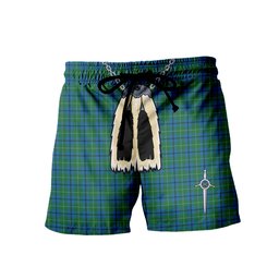ScotsTee Shop Scottish Oliphant Ancient Clan Men's Highland Kilt Sporran Tartan Shorts