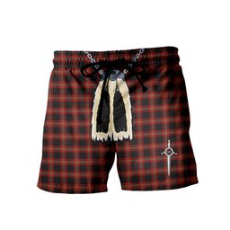 ScotsTee Shop Scottish Perry Men's Highland Kilt Sporran Tartan Shorts