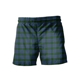 ScotsTee Shop Scottish Forsyth Clan Crest Men's Highland Kilt Sporran Tartan Shorts