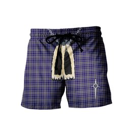 ScotsTee Shop Scottish Ochterlony SC Men's Highland Kilt Sporran Tartan Shorts