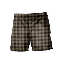 ScotsTee Shop Scottish Dunlop Hunting Clan Crest Men's Highland Kilt Sporran Tartan Shorts