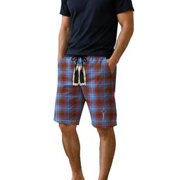 ScotsTee Shop Scottish Pennycook Men's Highland Kilt Sporran Tartan Shorts