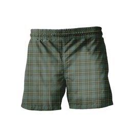ScotsTee Shop Scottish Kelly Dress Clan Crest Men's Highland Kilt Sporran Tartan Shorts