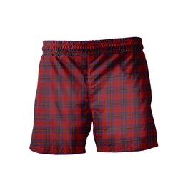 ScotsTee Shop Scottish Leslie Red Clan Crest Men's Highland Kilt Sporran Tartan Shorts