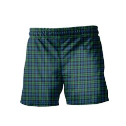 ScotsTee Shop Scottish Campbell Ancient 02 Clan Crest Men's Highland Kilt Sporran Tartan Shorts