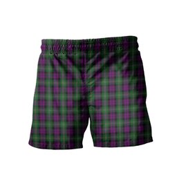 ScotsTee Shop Scottish Wilson Men's Highland Kilt Sporran Tartan Shorts