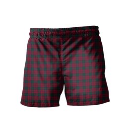ScotsTee Shop Scottish Lindsay Clan Crest Men's Highland Kilt Sporran Tartan Shorts