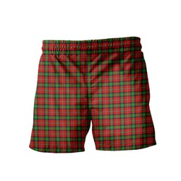 ScotsTee Shop Scottish Fairlie Modern Clan Crest Men's Highland Kilt Sporran Tartan Shorts