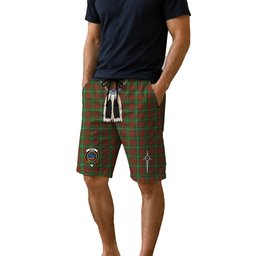 ScotsTee Shop Scottish Bruce Hunting Clan Crest Men's Highland Kilt Sporran Tartan Shorts