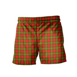 ScotsTee Shop Scottish Leask SC Clan Crest Men's Highland Kilt Sporran Tartan Shorts