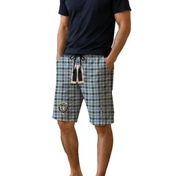 ScotsTee Shop Scottish Henderson Dress Clan Crest Men's Highland Kilt Sporran Tartan Shorts