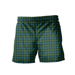 ScotsTee Shop Scottish Dundas Ancient Clan Crest Men's Highland Kilt Sporran Tartan Shorts