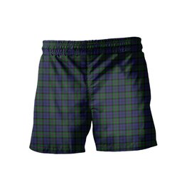 ScotsTee Shop Scottish Baird Modern Clan Crest Men's Highland Kilt Sporran Tartan Shorts