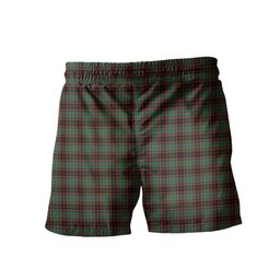ScotsTee Shop Scottish Buchan Ancient Clan Crest Men's Highland Kilt Sporran Tartan Shorts