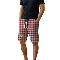 ScotsTee Shop Scottish Cunningham Dress Clan Crest Men's Highland Kilt Sporran Tartan Shorts