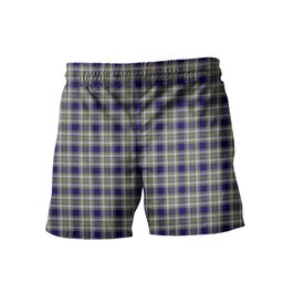 ScotsTee Shop Scottish Livingstone Dress Clan Crest Men's Highland Kilt Sporran Tartan Shorts
