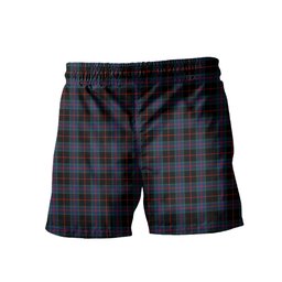 ScotsTee Shop Scottish Nairn Modern Men's Highland Kilt Sporran Tartan Shorts