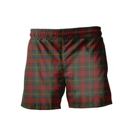 ScotsTee Shop Scottish Oliver Dress Red Men's Highland Kilt Sporran Tartan Shorts