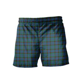 ScotsTee Shop Scottish Stinson Men's Highland Kilt Sporran Tartan Shorts